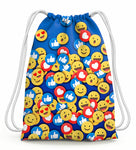 Smiley mintás tornazsák