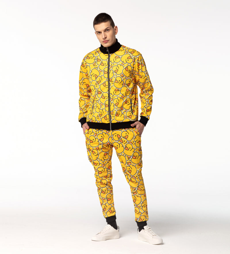 Sárga Rubber Duck mintás szett férfi modellen