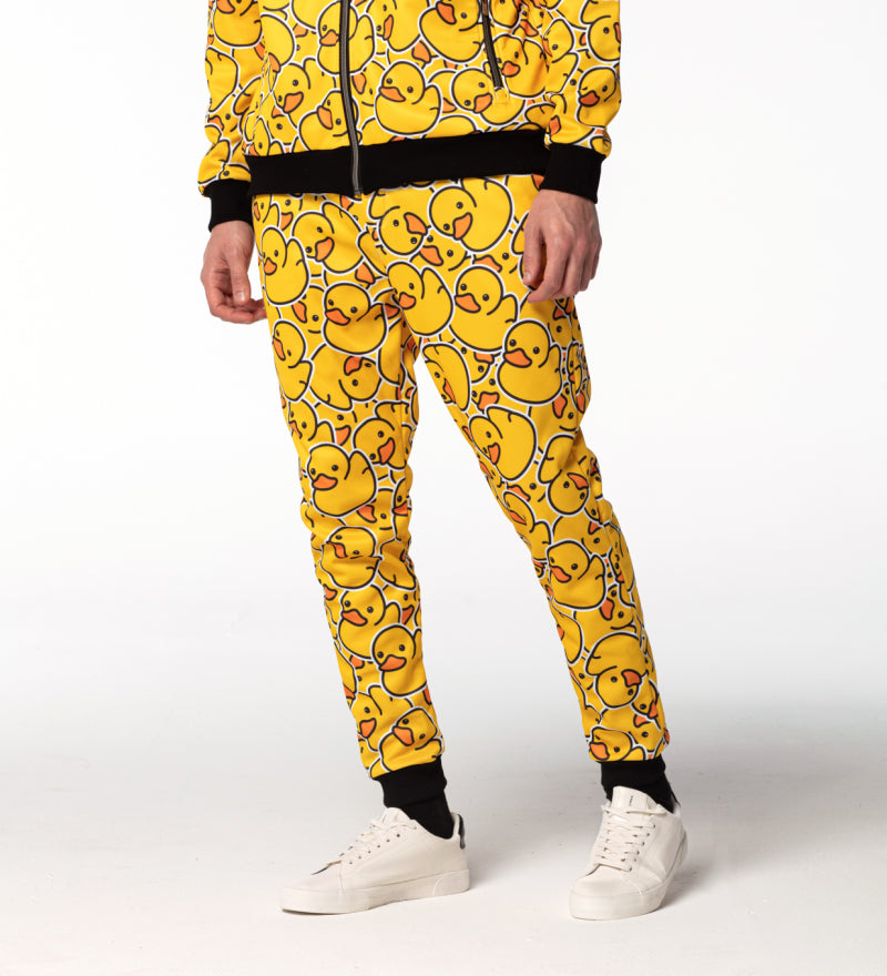Sárga Rubber Duck mintás szett férfi modellen