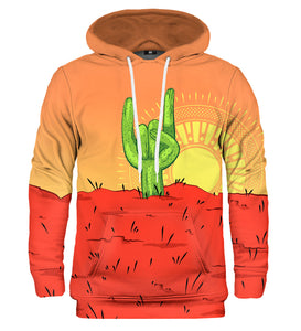 Kaktusz mintás kapucnis pulóver