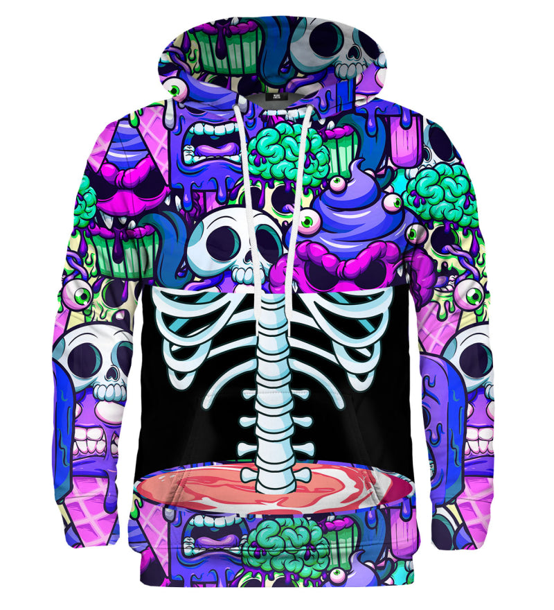 Zombie Ice Cream Skeleton pulóver