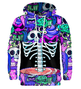 Zombie Ice Cream Skeleton pulóver