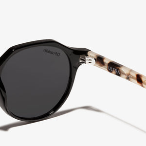 Fekete kerek szögletes D.Franklin napszemüveg Ultra Light Black