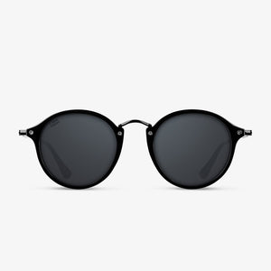 Fekete kerek D.Franklin napszemüveg TR90 Black