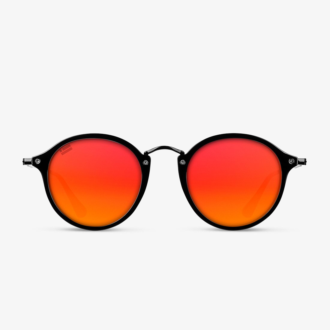 Piros lencsés D.Franklin napszemüveg TR90 Black/Red
