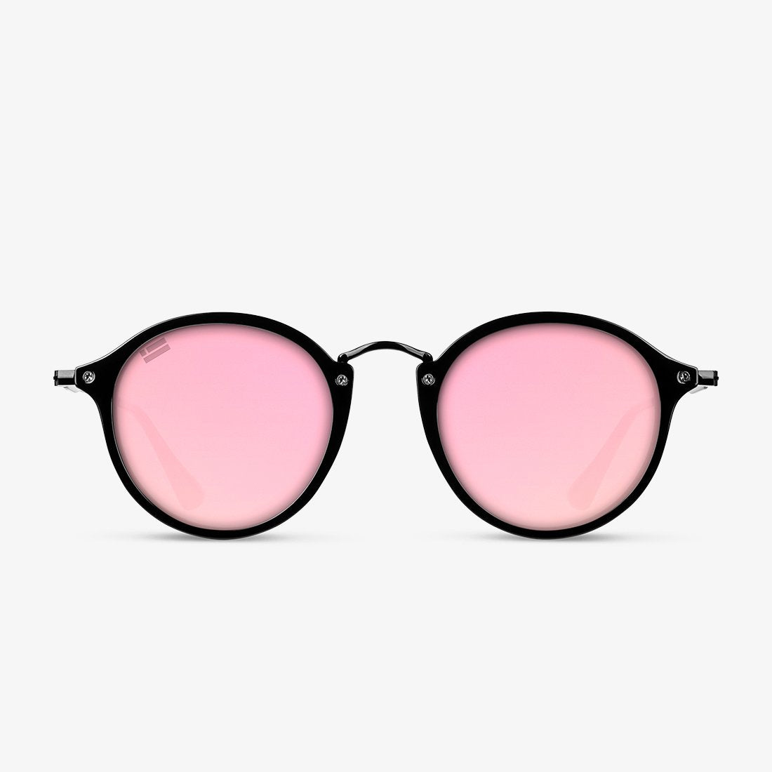 Fekete kerek pink lencsés D.Franklin napszemüveg Roller TR90 Pink