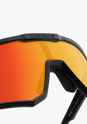 D. Franklin Hurricane Black/Red unisex sport napszemüveg
